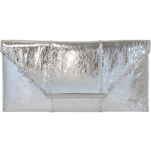 JNB Women's Metallic Material Clutch Purse