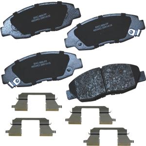 Bendix Premium SBC465AK2 Ceramic Front Brake Pads for Acura EL 2005-1997, Honda Civic 2011-1996, Insight 2014-2010