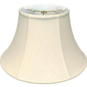 Royal Designs Shallow Bell Wall Lamp Shade, Linen Beige, 6 x 13 x 8.5