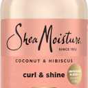 SheaMoisture Curl and Shine Coconut Shampoo Coconut & Hibiscus for Curly Hair Paraben Free Shampoo 13 oz