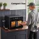 AIRMSEN French Door Dual Zone Air Fryer Toaster Oven Combo, 32QT Capacity, XL