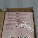 Amazon Basics Lightweight, Breathable, Wrinkle Resistant Microfiber 4-Piece Bed Sheet Set with 14-Inch Deep Pockets, Full, Blush Pink, Solid