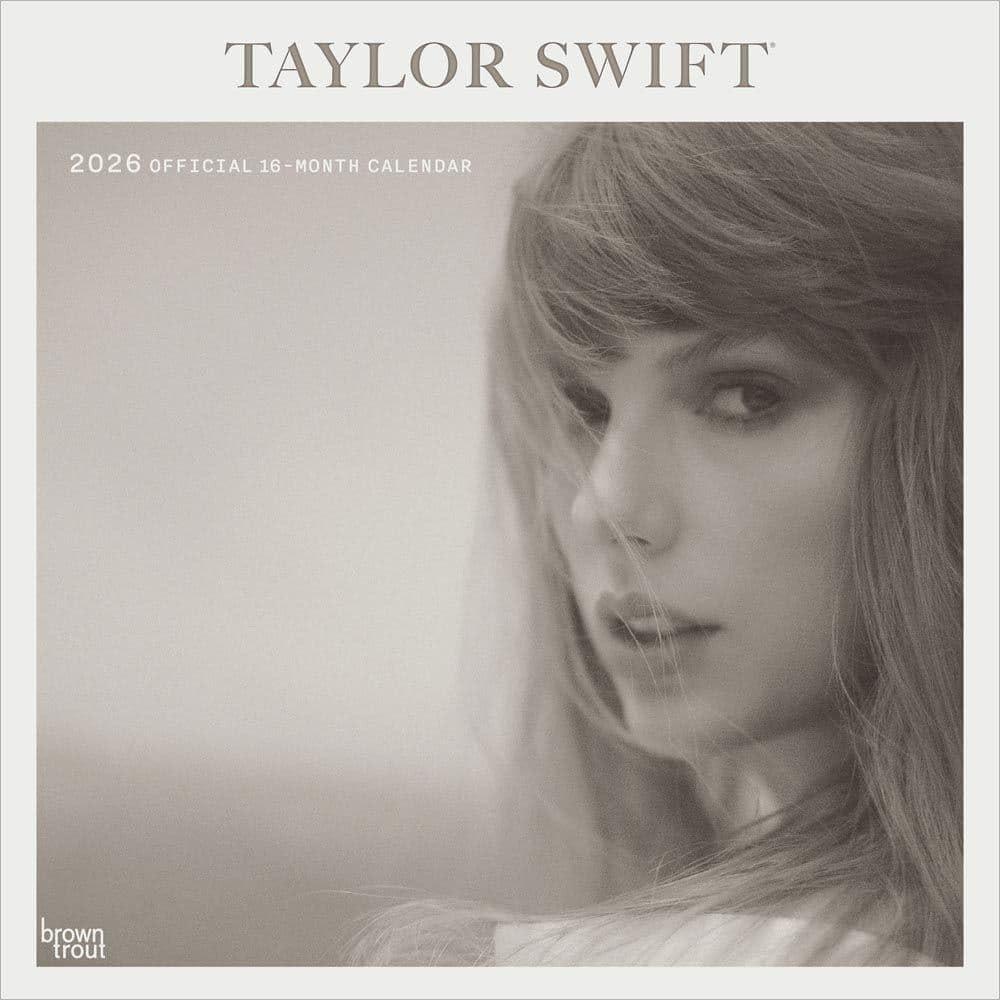 BrownTrout, Taylor Swift 2026 Wall Calendar, 12'' X 12'', 16-Month Calendar with Stapled Binding