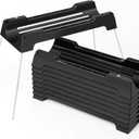 RV Sewer Hose Support,Sewer Hose Drain Support Kit,9 different heights Works Over Uneven Terrain For Increased Drainage,Adapts to a 10ft,15ft or 20ft Sewer Hose Kit,Black-10Ft