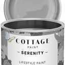Serenity Silk All-in-One Mineral Chalk Paint for Furniture, Home Decor, Cabinets and DIY Crafts - Built-in Topcoat - (16oz, Burnt Embers)
