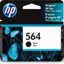 HP 564 Black Ink Cartridge | Works with DeskJet 3500; OfficeJet 4620; PhotoSmart B8550, C6300, D5400, D7560, 5510, 5520, 6510, 6520, 7510, 7520, Plus, Premium, eStation Series | CB316WN