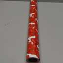 Ulmasinn Reversible Christmas Wrapping Paper - 17" x33ft Double Sided, Red Nordic Reindeer & Snowflake, Heavy Duty & Wrinkle-Free, Xmas Gift Wrap for Presents