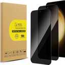 2 Pack Privacy Screen Protector for Samsung Galaxy S23 Plus/S23 + [Anti-Spy Tempered Glass][Fingerprint Unlock Support], Anti-Scratch, Bubble-Free, Easy Install 9H Protective Glass