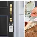 Puroma Lock Box, Portable Key Lock Box with Removable Cable Handle, Resettable Combination Lockbox Wall-Mounted Key Lockbox for House Key, Home, Office, Apartment Warehouse Key Storage (1 Pack, Grey)