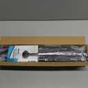 Closet Rod, 30 to 92 inch Adjustable Closet Rods for Hanging Clothes, Heavy Duty Closet Hanging Rod, Black Closet Hanger Poles, Metal Closet Hanging Bar for Wardrobes Laundry, Drilling Installation