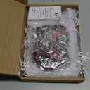 Jexine 240 Pcs Cardinal Pin Sets Include 80 Red Cardinal Brooch Pins, 80 Memorial Cards, 80 Organza Gift Bags Those We Love Do Not Go Away Poem Cards Funeral Gifts for Guests(Classic)