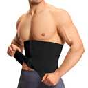 TAILONG Waist Trainer for Men Shapewear Tummy Control Body Shaper Slimming Girdle Fajas para Hombres Corset with Zipper Black. Size XL