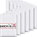 Thenshop 10 Pack 24 x 31.5 Inch Extra Large Bubble Mailers, White Poly Padded Mailer, Waterproof Tear-resistant, Self-seal Adhesive Closure, E-commerce Office Home Shipping