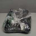 YDY+YQY 6-Wheel Heavy Duty Foldable Dolly Luggage Cart & Hand Truck, Portable Lightweight Trolley with 2 Elastic Ropes, Car Seat Dolly for Airport Travel