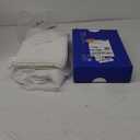 MIULEE Set of 2 Waffle Bathroom Rugs, Boho Bath Rugs Non Slip Washable, Super Absorbent Bath Mats, Ultra Soft Rubber Backed Shower Mats for Bathroom Floor, Tub, White, 17"x24"+18"x30"