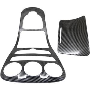 XQSMWF Carbon Fiber Gear Shift Panel Trim Fit for Mercedes C-Class W205