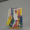 Metal File Fastener, 100 Pcs Metal and Plastic 3.5 Inch 2 Hole Paper Clips for Loose-Leaf and Office (100)