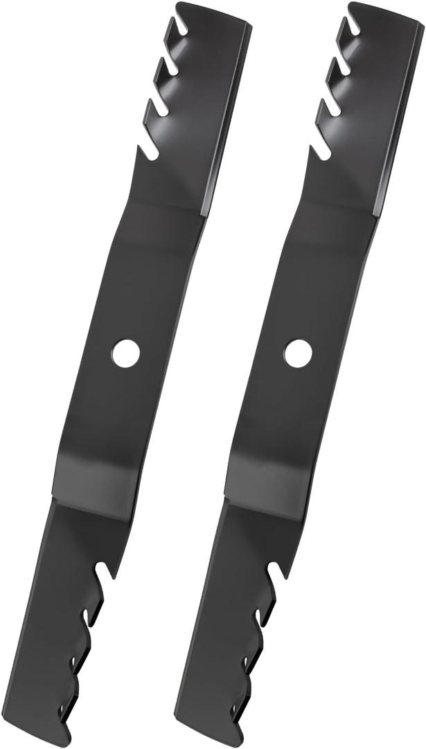Keycci UC22008 Mulching Mower Blades Fit for John Dee re Z335E Z335M Z345M Z345R X350 X354 X370, UC22008 Mower Blades Compatible with John Dee re 42" Mower Deck, Replaces M170642, 2 Pack