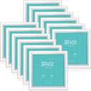 LaVie Home 5x5 Picture Frames (12 Pack, White) Simple Designed Photo Frame with High Definition Glass for Wall Mount & Table Top Display, Set of 12 Classic Collection