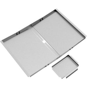 CaptainGrill Grease Tray with Catch Pan - Dyna Glo Grill Replacement Parts, Universal Drip Pan for 4/5 Burner Gas Grill Models from Dyna Glo, Nexgrill, Expert Grill, Kenmore, BHG and More (24"-30")