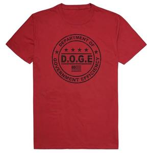 Rapiddominance America Tees DOGE 1, Cardinal Size S