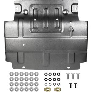 Engine Splash Guard Compatible with Ford F150 2015-2022 2.7 3.3 3.5 5.0 Underbody Shield Plate Replacement for FL3Z-5D032-A FL3Z-5D032-D FL3Z-5D032-E