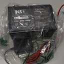 KBT 24V 6Ah Deep Cycle Rechargeable LiFePO4 Lithium Battery with 24V Charger, Charging Cable, Cable Connector
