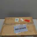 Side Tables Set of 2, End Tables with Tempered Glass, 2-Tier Nightstands with Storage Shelves, Coffee Table with Modern Style, Slim Sofa Table for Living Room, Bedroom, 11.8" D x 15" W, Golden