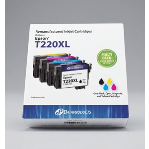 4 Pack New 220XL T220XL Ink for Epson WorkForce Black Color 220 T 220 XL Set