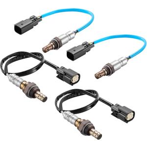 Oxygen O2 Sensor 234-5038 Upstream & 234-4490 Downstream Ford Escape/Explorer/F-150/Flex/Mustang/Police Interceptor Sedan/Utility/Taurus, Compatible with Lincoln MKS/MKT/MKZ, 4PCS