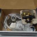 Delta Nicoli 14 Series H2Okinetic Shower Faucet Set, Brushed Nickel Shower Head and Handle Set, Valve Trim Kit, Stainless 142749-SS (Shower Valve Included)