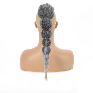 18 Inch Kinky Afro Bubble Ponytail Extension for Black Women Long Drawstring Ponytail Natural Black Clip on Ponytails for Kids Synthetic Hair Piece Protective Style