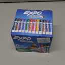 EXPO Dry Erase Markers, Low Odor Ink, Assorted Colors, Chisel Tip, 36 Count - Whiteboard, Calendar, Organization, Essential Supplies for Office, School, Classroom, Teachers