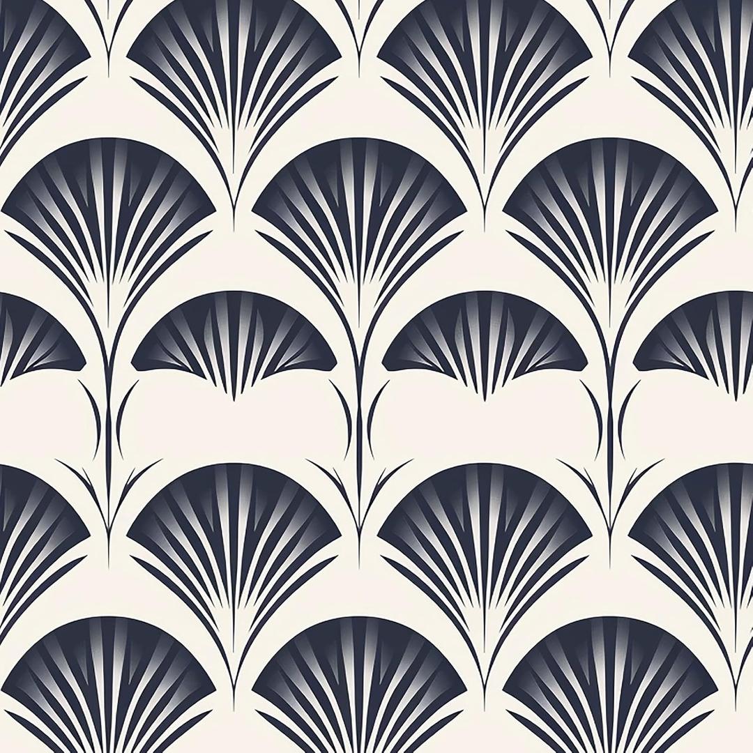 VEELIKE Geometric Peel and Stick Wallpaper Boho Navy Blue Modern Wallpaper for Bedroom Bathroom 17.7''x118'' Abstract Art Deco Wall Paper Self Adhesive Geometric Contact Paper for Cabinets Shelves
