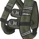 APEXUP Weighted Vest with 5lbs/10lbs/15lbs/20lbs/25lbs/30lbs Weights and Reflective Stripe, Weight Vest Men Women for Workout, Strength Training, Running (Green)