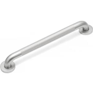 24 Inch Safety Grab Bars for Bathroom,1.25'' Heavy Duty Stainless Steel Brushed Nickel Shower Handles for Elderly, Non Slip Knurled Grip Handrail for Tub, Toilet, Fall Prevention & Handicap Assistance
