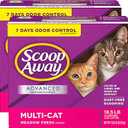 Scoop Away Advanced Multi Cat Clumping Cat Litter, 18.5lb, 2Pk