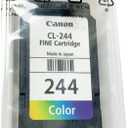 Compatible PG 243 CL 244 Ink Cartridge for MG2520 MG2522 TS3120 TS3122 MX492 Printers(CL244)