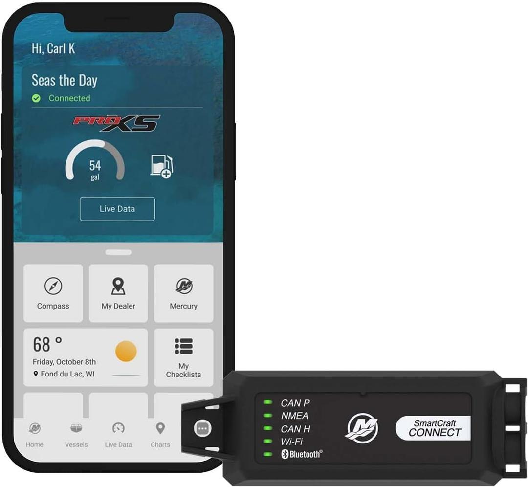 MERCURY Marine SmartCraft Connect Mobile - Outboard Connected Boat Engine System