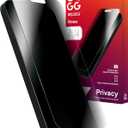 ZAGG Glass Elite Privacy Screen Protector for iPhone 16/15-2-Way Privacy Filter, Ultra-Strong Tempered Glass, 5X Stronger, InvisibleShield, Smudge-Free, Easy Install, Recycled Content