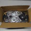 2 Sets Trailer Axle Trailer Hub Kit 5 Bolt 4.5", 3500 lbs 5 Lug Trailer Hubs Fit 1-1/16'' Trailer Axle,Trailer Hub Assembly,Boat Trailer Hubs 5 Lug