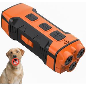 2 x 5 in 1 Sonic Bark Deterrents, Dog Training, 3 Modes 50 FT Range, Indoors Outdoors Behavior Correct Safe & Humane Rechargeable Compact Bark Control Shock All Categories Dogs, deterrents