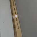 1" Curtain Rod Telescoping Single Drapery Rod 36-72 Inches, Square Finials, Bronze