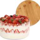 104oz Large Glass Trifle Bowl with Lid, Modern Design Clear Glass Round Dessert Centerpiece Serving Bowl for Laying Ice Cream Cakes, Salad, Fruit, Microwave & Dishwasher Safe