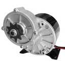 DC 12V 250W Gear Reduction Motor with 9 Tooth Sprocket, MY1016Z2 Brushed Motor for E Scooter, Electric Wheelchairs, Motorcycles, Massagers and Mowers