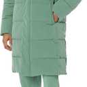 Amazon Essentials Mens Hooded Long Puffer Coat (XX-Large Big Tall, Sage Green)