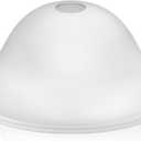 Huquary Lamp Glass Shades for Floor Lamp Elegant Cover Light Fixture Shade Light Fixture Replacement(12.2 x 4.92 x 1.65 Inch,White)