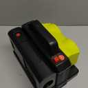 500W Pure Sine Wave Power Inverter for Ryobi 18V Battery, 18V DC to 120V AC Converter with USBC/USBA Charger, Inverter for Vehicles, Car Plug Adapter Outlet for Laptop