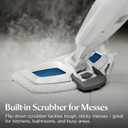 BISSELL Steam Mop 1940A PowerFresh Floor Steam Cleaner for Hard Wood & Tile with Natural Sanitization, Easy Scrubber, Variable Steam, 12 Cleaning Path