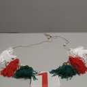 CIEQR Christmas First Birthday High Chair Banner - Oh What Fun it is to be One Highchair Banner, Red and Green 1st Birthday Tassel Banner for Party, Cake Smash, Photo Props